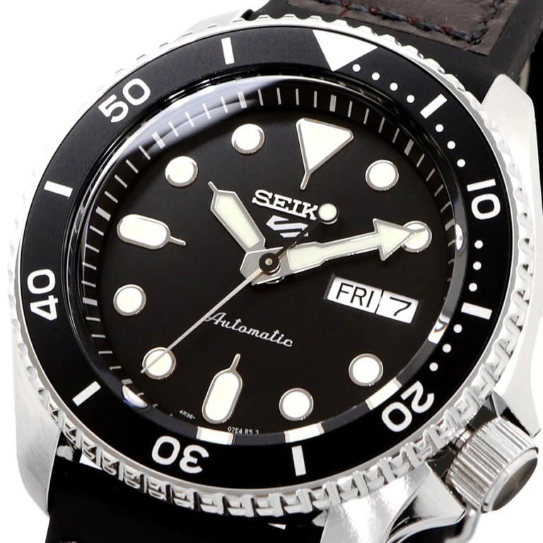 SRPD55K2 | SEIKO สีดำ สายซิลิโคน