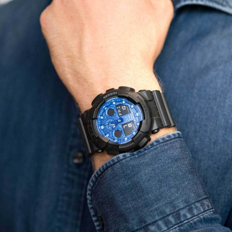 G-SHOCK GA-100BP-1A_Hand